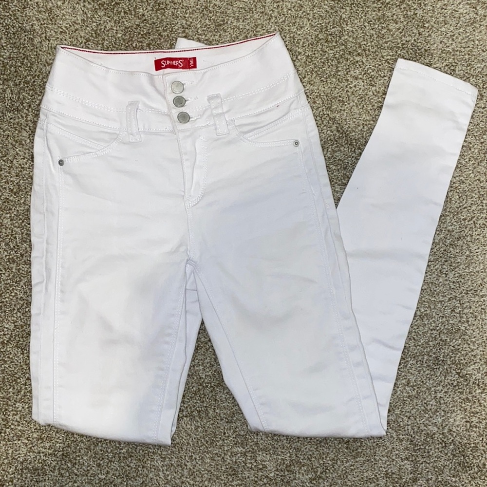 White Skinny Jeans YMI
